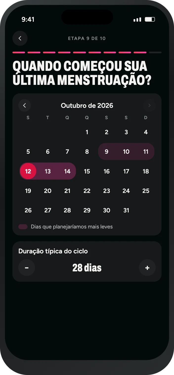Dias mais leves quando você precisa